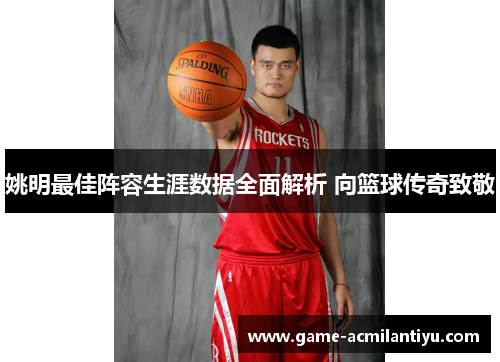 姚明最佳阵容生涯数据全面解析 向篮球传奇致敬