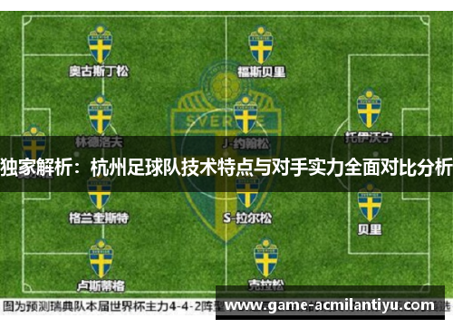 独家解析：杭州足球队技术特点与对手实力全面对比分析